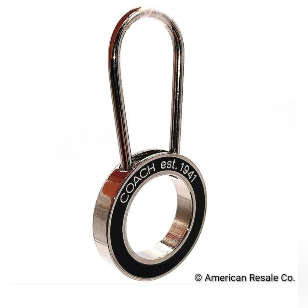 Coach vintage pinch lock keychain FOB
